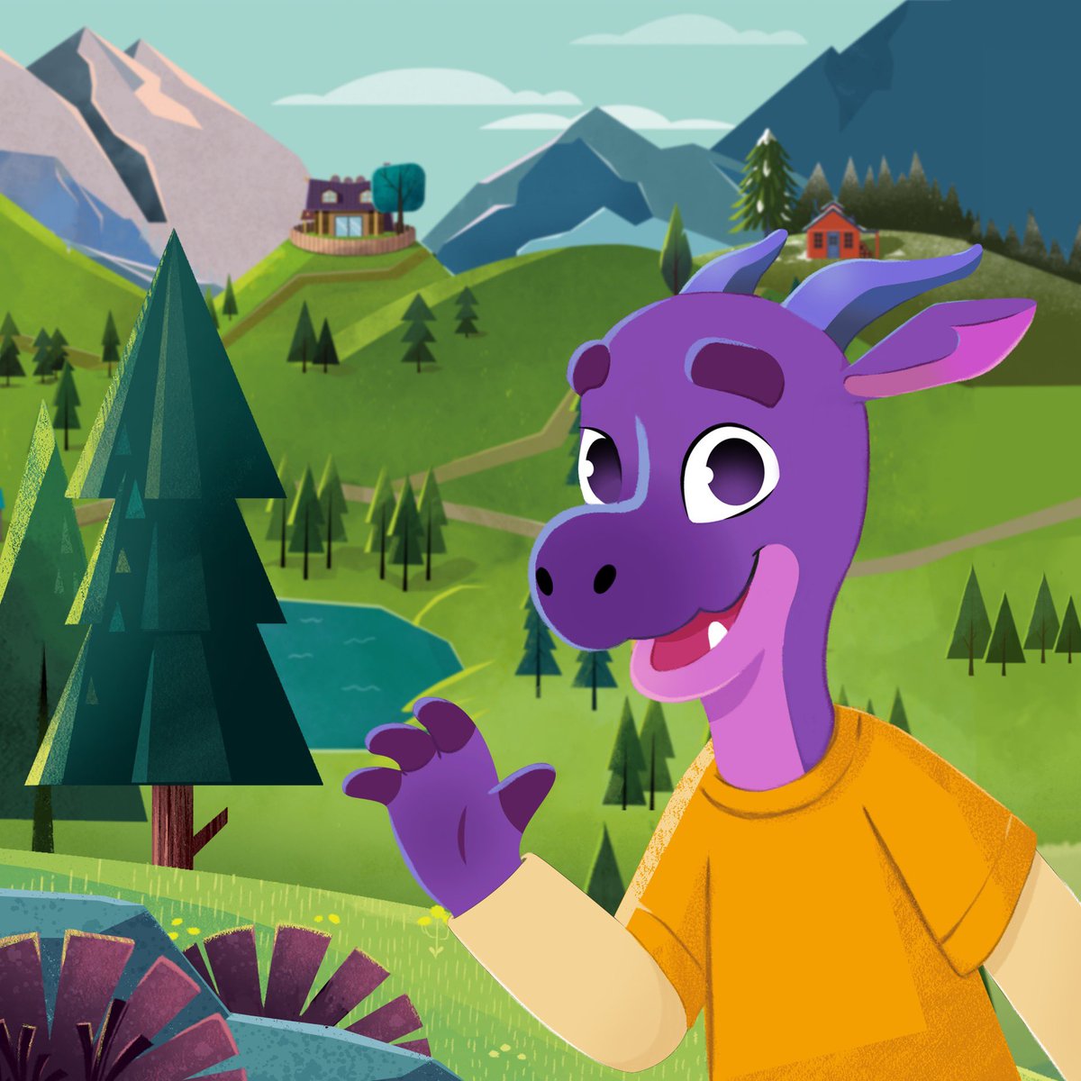 PurpleTheDragon's tweet photo. @humankindArt An awesome dragonito with big feelings 💜 https://t.co/ulfqApIgi2