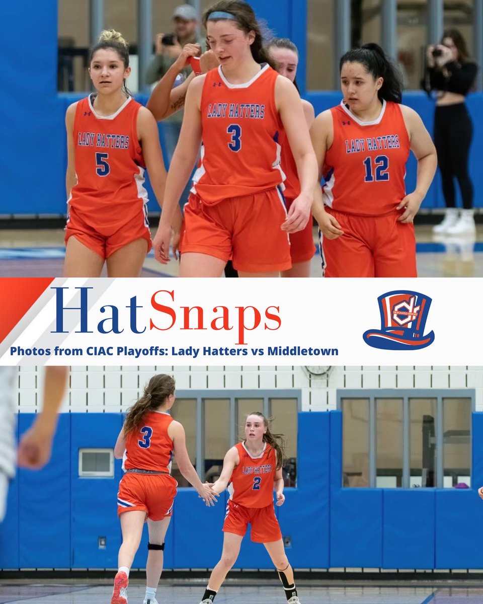 DesignatedRpt's tweet photo. Final Lady Hatters #HatSnaps on the season 🎩📸 🧡💙 https://t.co/O0p0JlvpdH https://t.co/rpwWTW3M0K