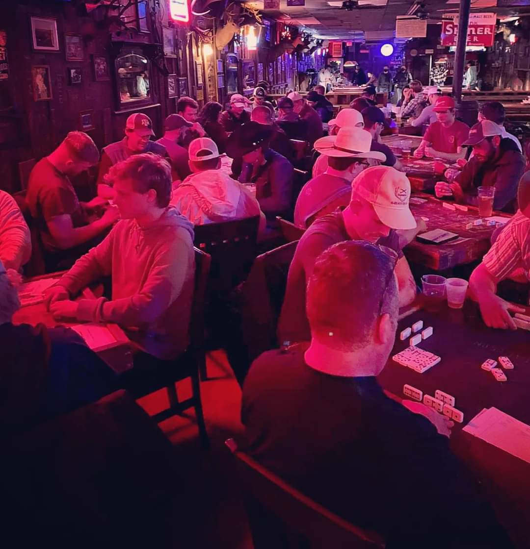 thedixiechicken's tweet photo. Thanks to everyone who came out to enjoy our return of Monthly #Texas42 Tournaments last night! Our friends from @n42pa will be back with us on April 12, so make your plans to join us then! https://t.co/nAZmecnqAk