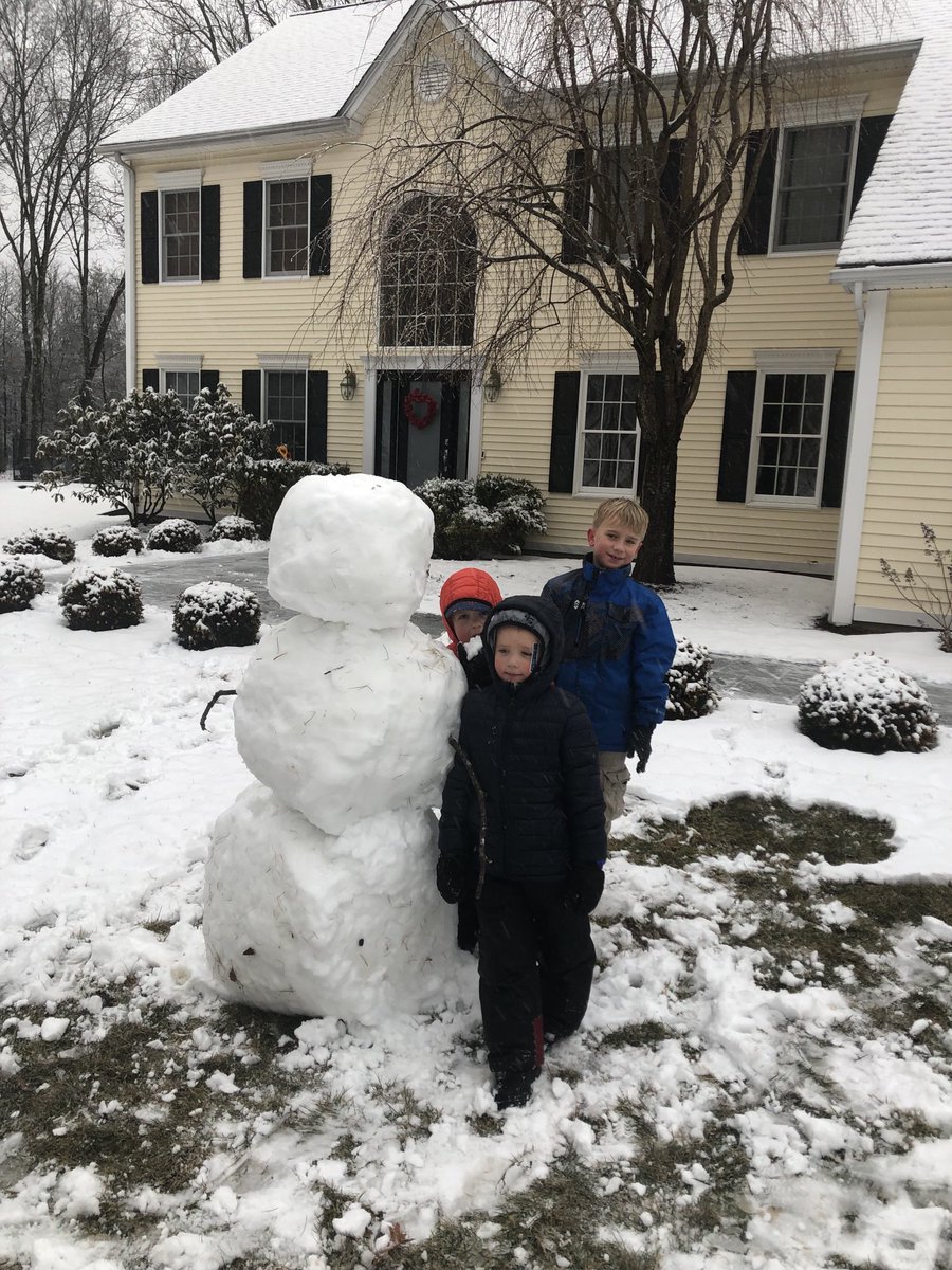 Good snow man making weather.