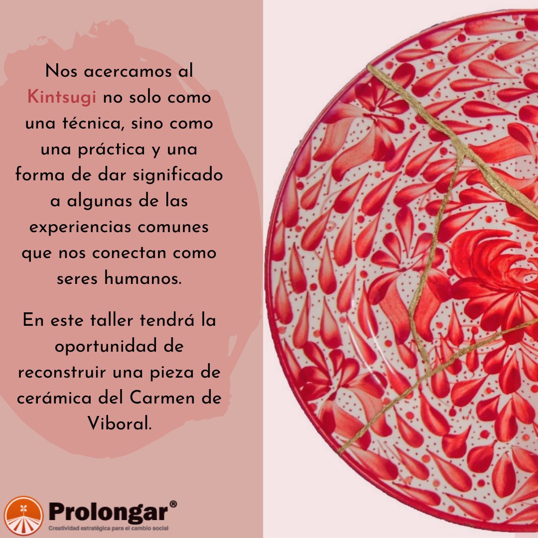 FunProlongar's tweet photo. Agradecemos a todas las personas que se han inscrito al taller de #Kintsugi para la vida, estamos seguras de que será un espacio significativo y transformador para quienes lo vivan. 
¡Quedan pocos cupos, anímese y conozca más acerca del taller! Para inscripciones, escríbanos. https://t.co/N3qX0m5ogO