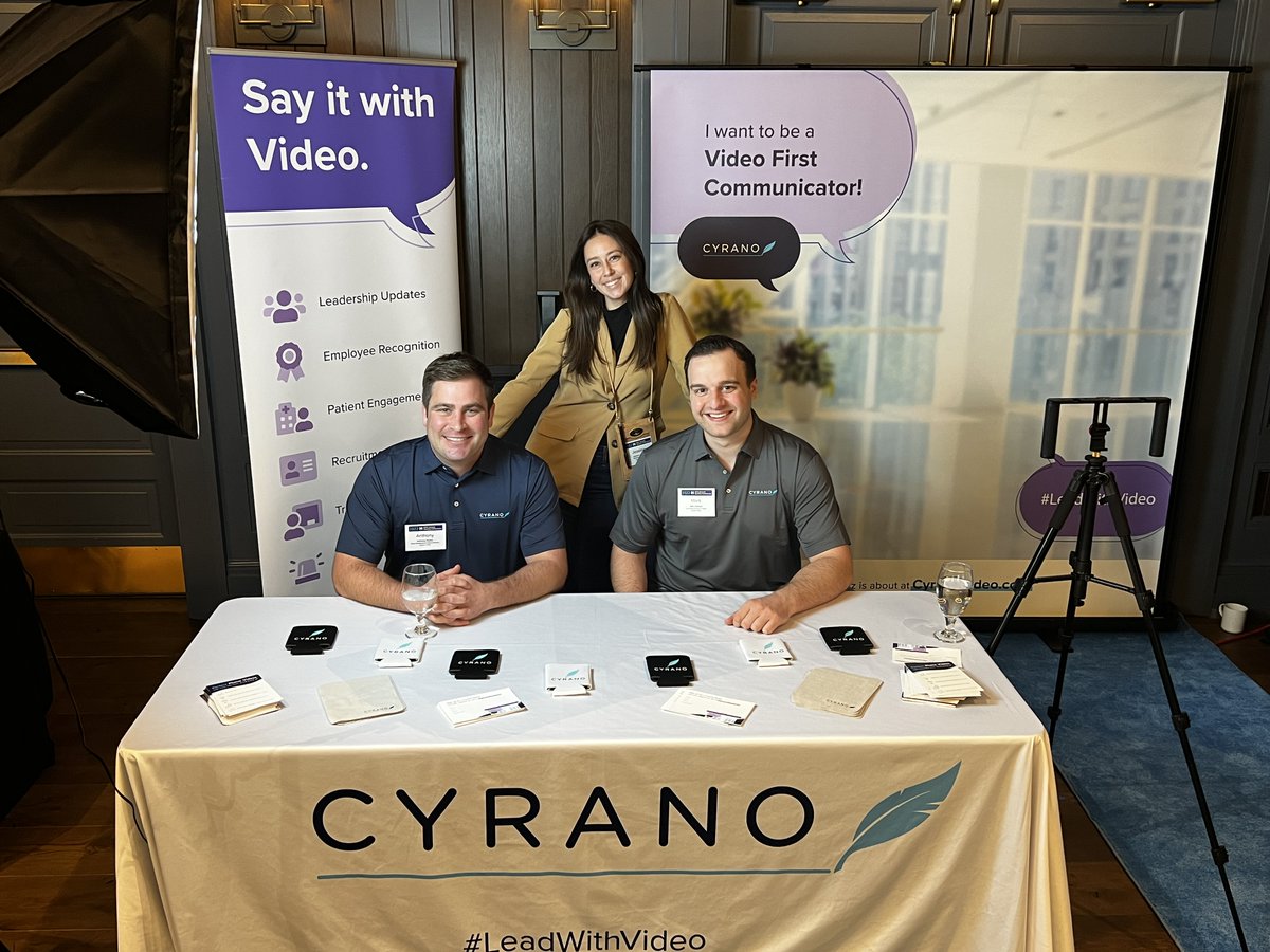 CyranoVideo's tweet photo. Todayโs the day! Not only are we sponsors of the @KYHospitals #QualityConference, but weโre also documenting it as well.
We are so excited to show off our Pop-Up Studio Kit and the power of the Cyrano. If youโre at the conference come by our booth and say hi! #LeadWithVideo https://t.co/OO48bA9DxV
