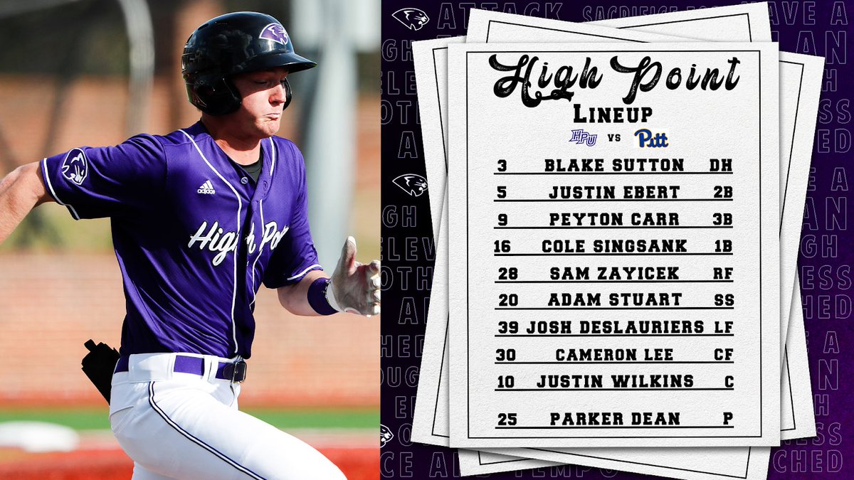 HPUBaseball's tweet photo. Ready to go 😎

#GoHPU https://t.co/ePqO1TI2v7