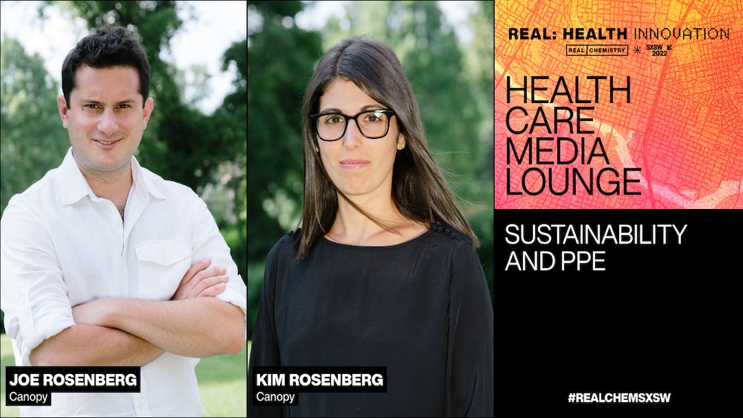 Join us at #SXSW at 3:30PM CST this Saturday March 12

Canopy leaders Kim and Joe Rosenberg are speaking Saturday at Real Chemistry’s Health Care Media Lounge where leading innovators will discuss the issues driving healthcare forward.

Register here: tinyurl.com/33zet3br