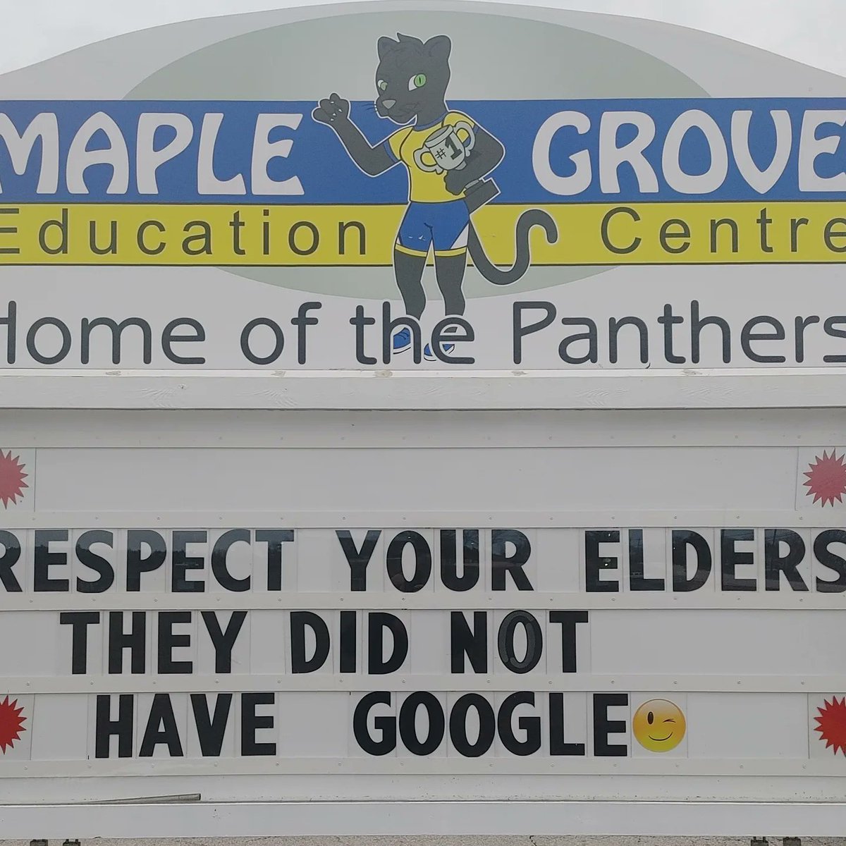 March Break next week...Respect your elders! 😂 @TCRCE_NS