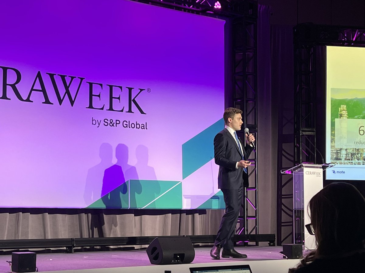 <a href="/motehydrogen/">Mote</a> CEO @kennedy_mac spoke on the future of #hydrogen and #carbonremoval at <a href="/CERAWeek/">CERAWeek</a> today. Mote is rapidly staffing its office in <a href="/HoustonTX/">City of Houston</a>, which will be a key hub in the energy transition.