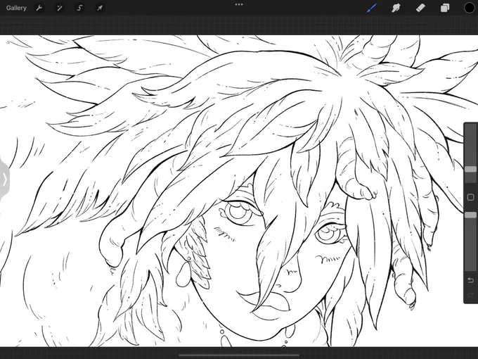 Can I get some commotion for the lineart✨ 