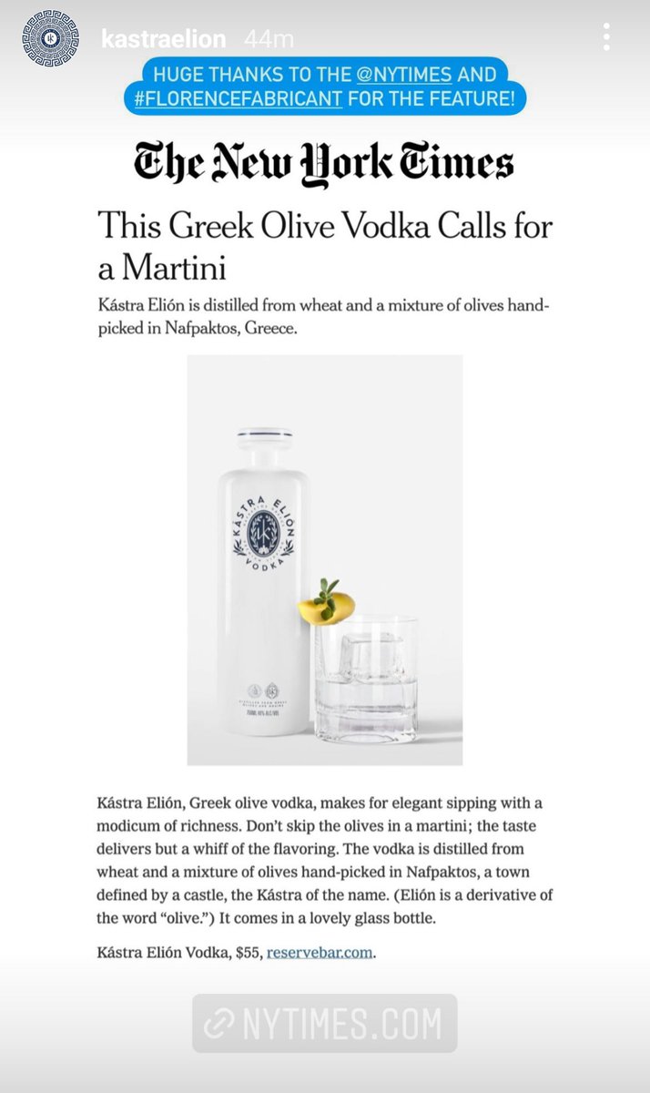 gypsygeorge's tweet photo. NY Times loves #kastraelion!!
https://t.co/vgQpB3qTKP https://t.co/ah4kjCnfBi