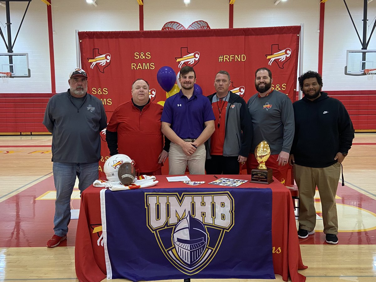 110% committed. Thank you to all of the coaches I’ve had and for how much they’ve pushed me and shown me what I can truly do. I can’t wait to get started <a href="/UMHB/">Mary Hardin-Baylor</a> <a href="/14Jhill/">Coach Jeff Hill</a> <a href="/CruFootball/">UMHB Football🏈</a> @sscrams <a href="/coachmcarey/">Mark Carey</a> <a href="/Coach_LHarmon/">Larry Harmon</a> <a href="/joshaleman33/">Joshua Aleman</a> #CRUFOOTBALL #NATIONALCHAMPIONSHIP