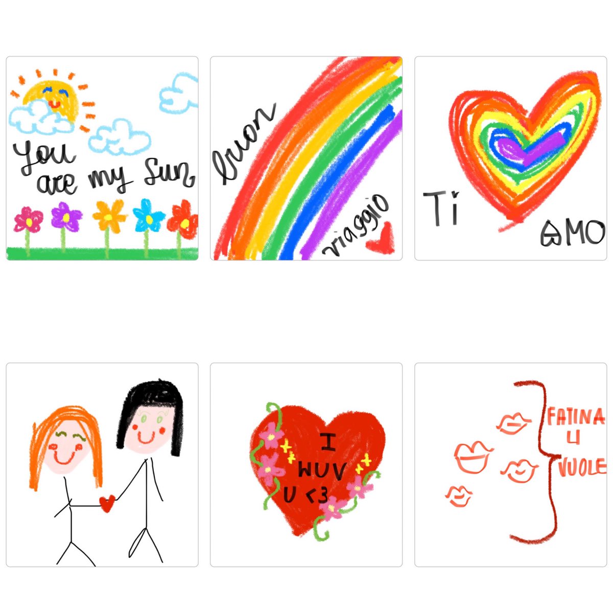 rosie451999's tweet photo. I disegnini che mi fa l’amore mio su Noteit 😭😭😭😭 
Ti amo da impazzire. https://t.co/p1GHW2cmdb