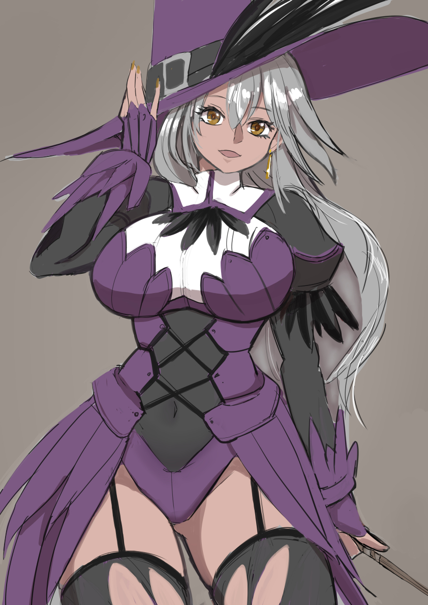 「特に用途はないが魔女をデザインしていた 」|八房のイラスト