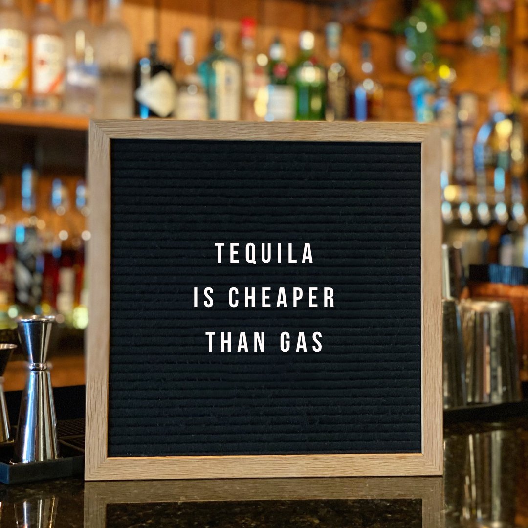 Now offering tequila prescriptions to ease the pain of your next gas purchase