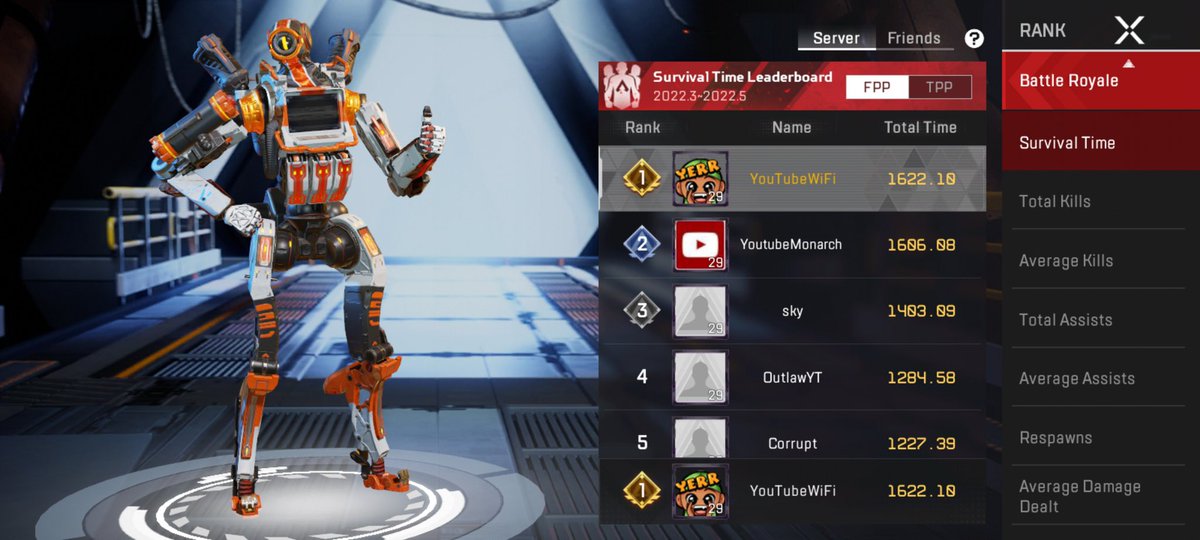 iAmWiFi_'s tweet photo. Still the best w/ @MonarchFPS 
#apexlegendsmobile https://t.co/b1wpzsDsdV