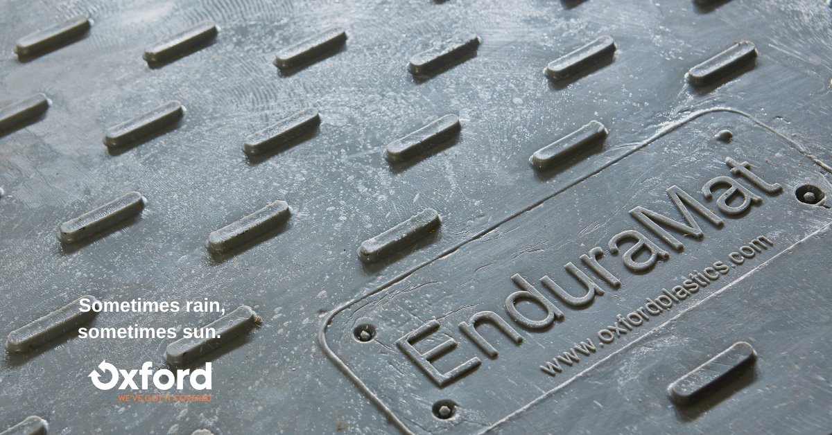 Sometimes rain, sometimes sun.

The weather can be unpredictable and it's key to be prepared to ensure sites don’t get bogged down.

Check out our ground protection solutions here: oxfordplastics.com/ground-protect…

#groundprotection #construction #constructionsite #streetworks