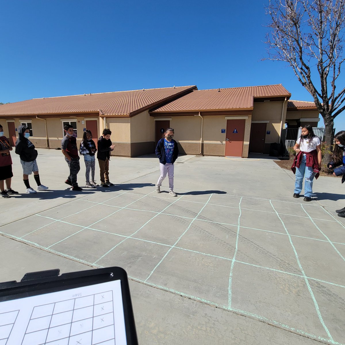 SweetScholars's tweet photo. My #SweetScholars spent some much needed group bonding time working together to cross the grid of awesome! #Trust #TeamWork #SEL #FalconFocus @FalconsAvalon https://t.co/iYxEtDXpP6