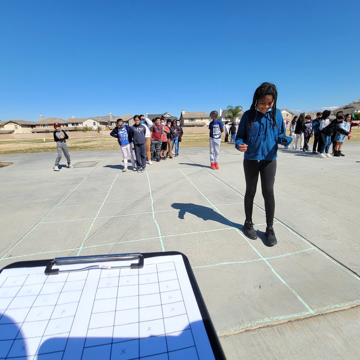 SweetScholars's tweet photo. My #SweetScholars spent some much needed group bonding time working together to cross the grid of awesome! #Trust #TeamWork #SEL #FalconFocus @FalconsAvalon https://t.co/j3hcs9AUgC