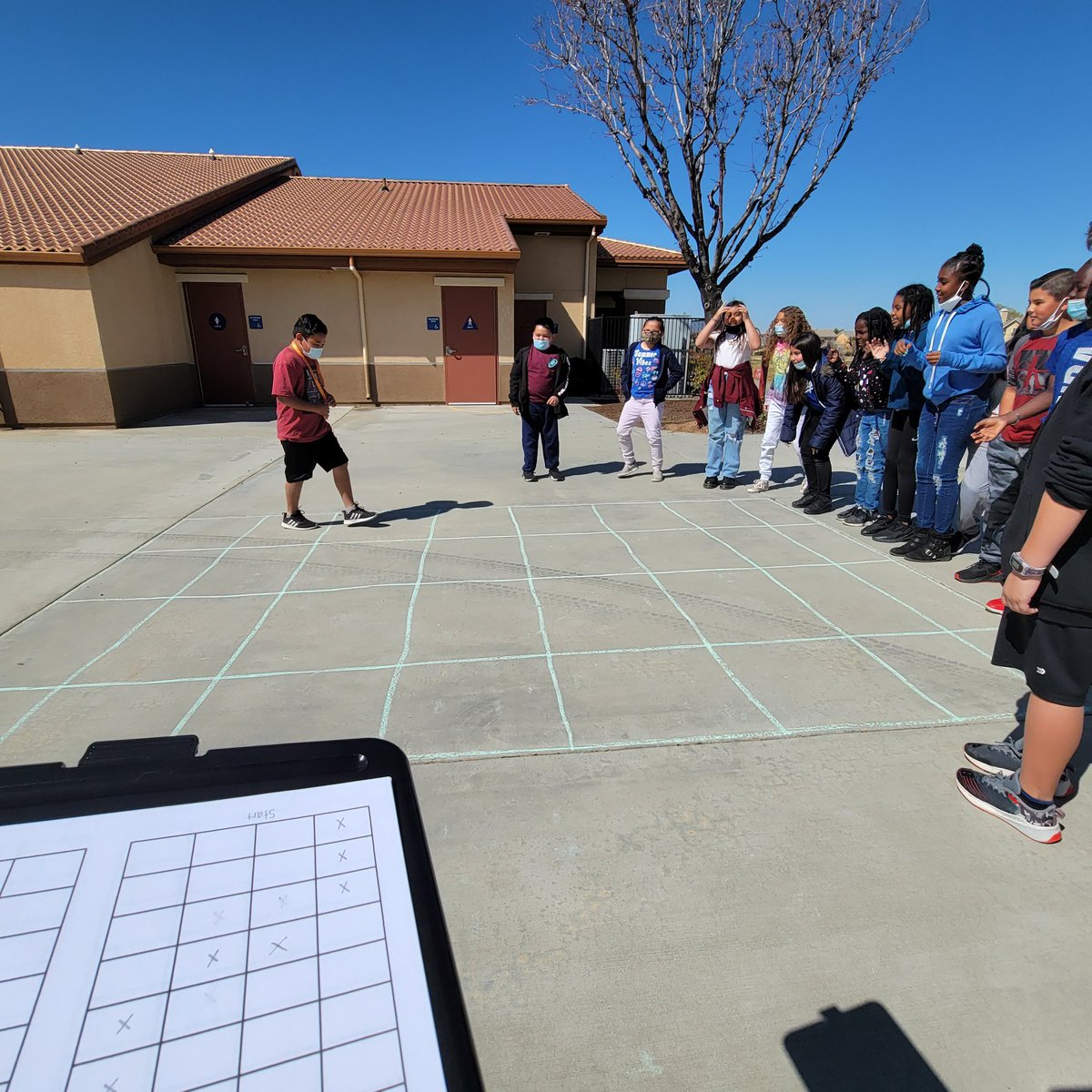 SweetScholars's tweet photo. My #SweetScholars spent some much needed group bonding time working together to cross the grid of awesome! #Trust #TeamWork #SEL #FalconFocus @FalconsAvalon https://t.co/iYxEtDXpP6