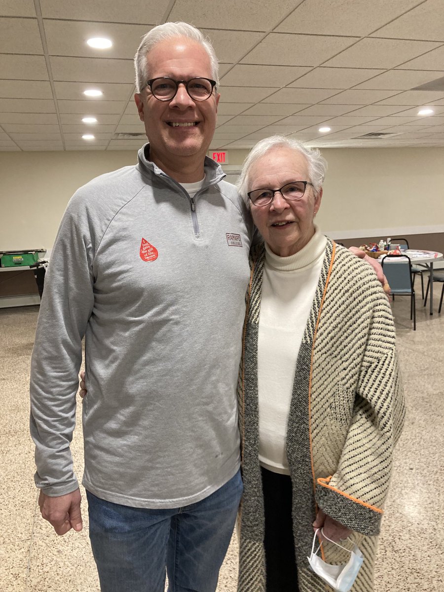 Proud of my mom for organizing her 14th blood drive to celebrate my dad.  Best way to honor his memory is to help save a life.  #familymatters