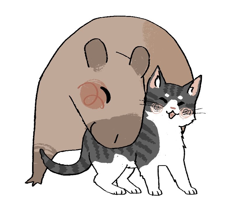 daily capybara #131: cuddles