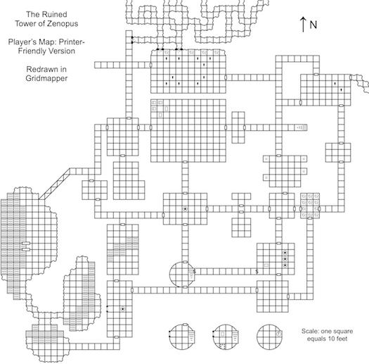 ZenopusArchives's tweet photo. On request, I've added a printer-friendly version of the Player's Map to the files for the Ruined Tower of Zenopus #DnD5E conversion on #DMsGuild. Currently on sale for $1.39 for the annual GM's Day sale!
https://t.co/JkAuCezNKE
#RTOZ #DnD #5eDnD #DungeonsAndDragons https://t.co/xqrHFWUBeC