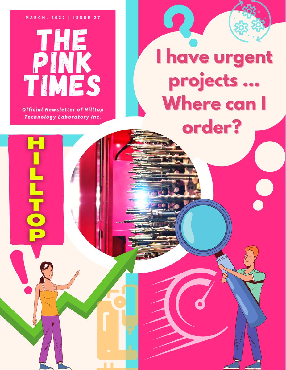 HilltopTechLab's tweet photo. The Pink Times vol.27 

Do you have any urgent orders? Send us a call or email:) 

We will work with you. https://t.co/siAdeGO6Y3