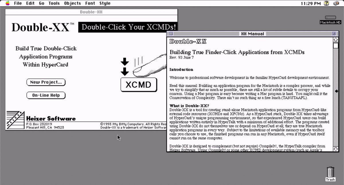 HyperCard tweet media
