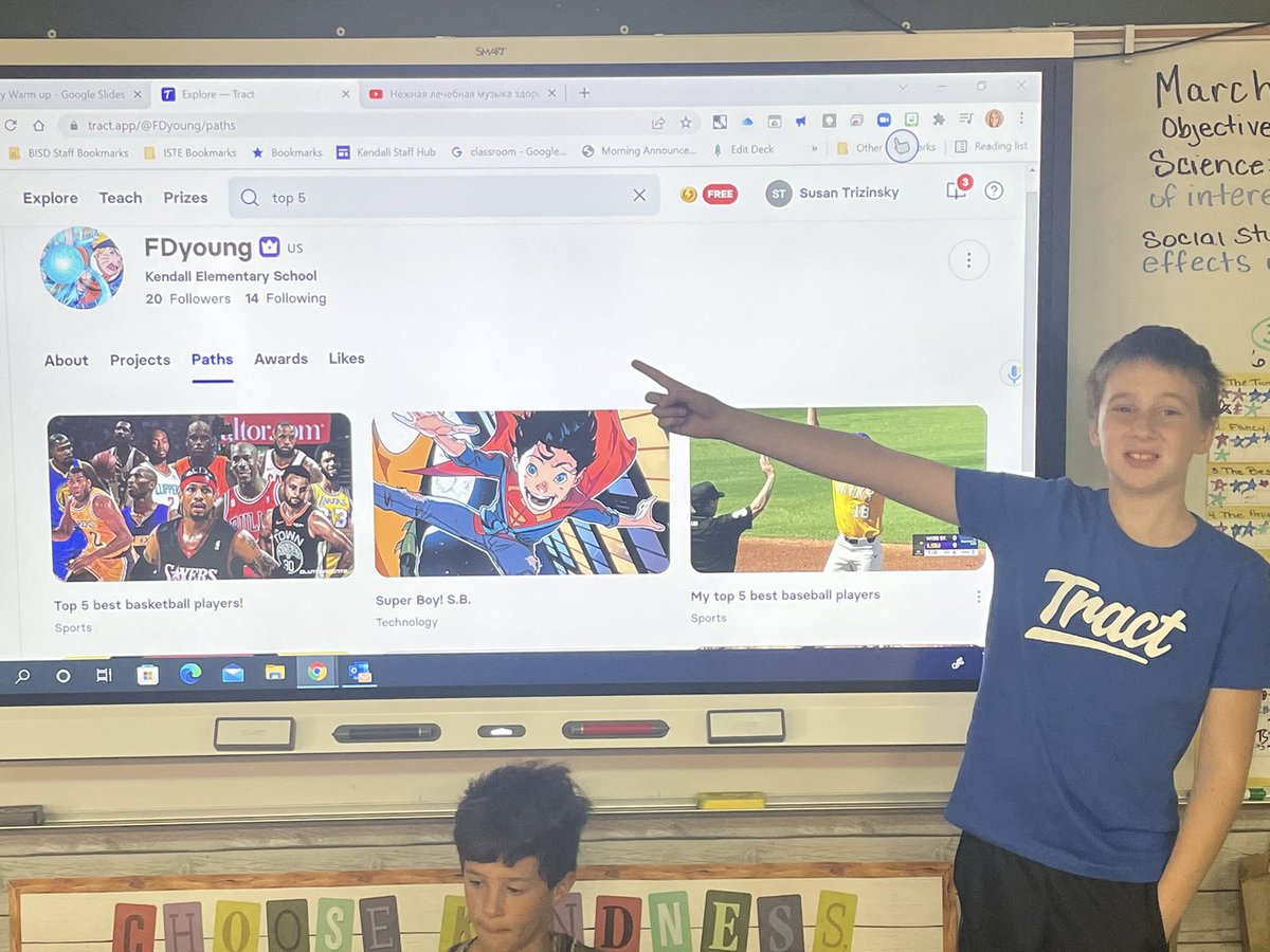 So proud of these 5th grade students <a href="/KendallElem/">Kendall Elementary School</a>. Thank you Ari <a href="/tractlearning/">Tract</a> for recognizing their hard work!  They loved their new t-shirts and sharing the lessons they've created using your engaging platform! 👏❤️