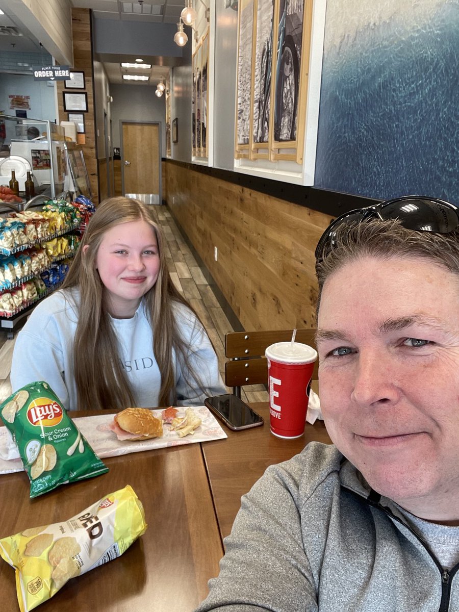 Its not ⁦⁦Waffle House but Jersey Mike’s is pretty good before we head to church.