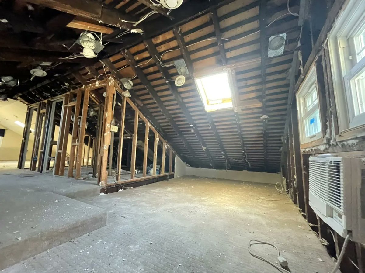 Whole house remodel gut in progress in Floral Park