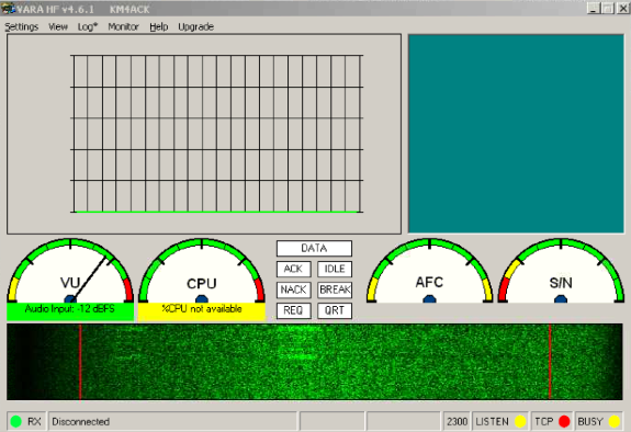 Even with my crappy S8 noise floor at the QTH, I was able to pull off a VARA HF connection this afternoon :-)