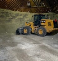 Crews will be working 12 hour shifts starting at midnight and working until all of the streets are clear.  If possible, please don't park on the street so plows have room to work.  

Don't worry, we still have plenty of salt left. 

Photo by Paul D. Public Works