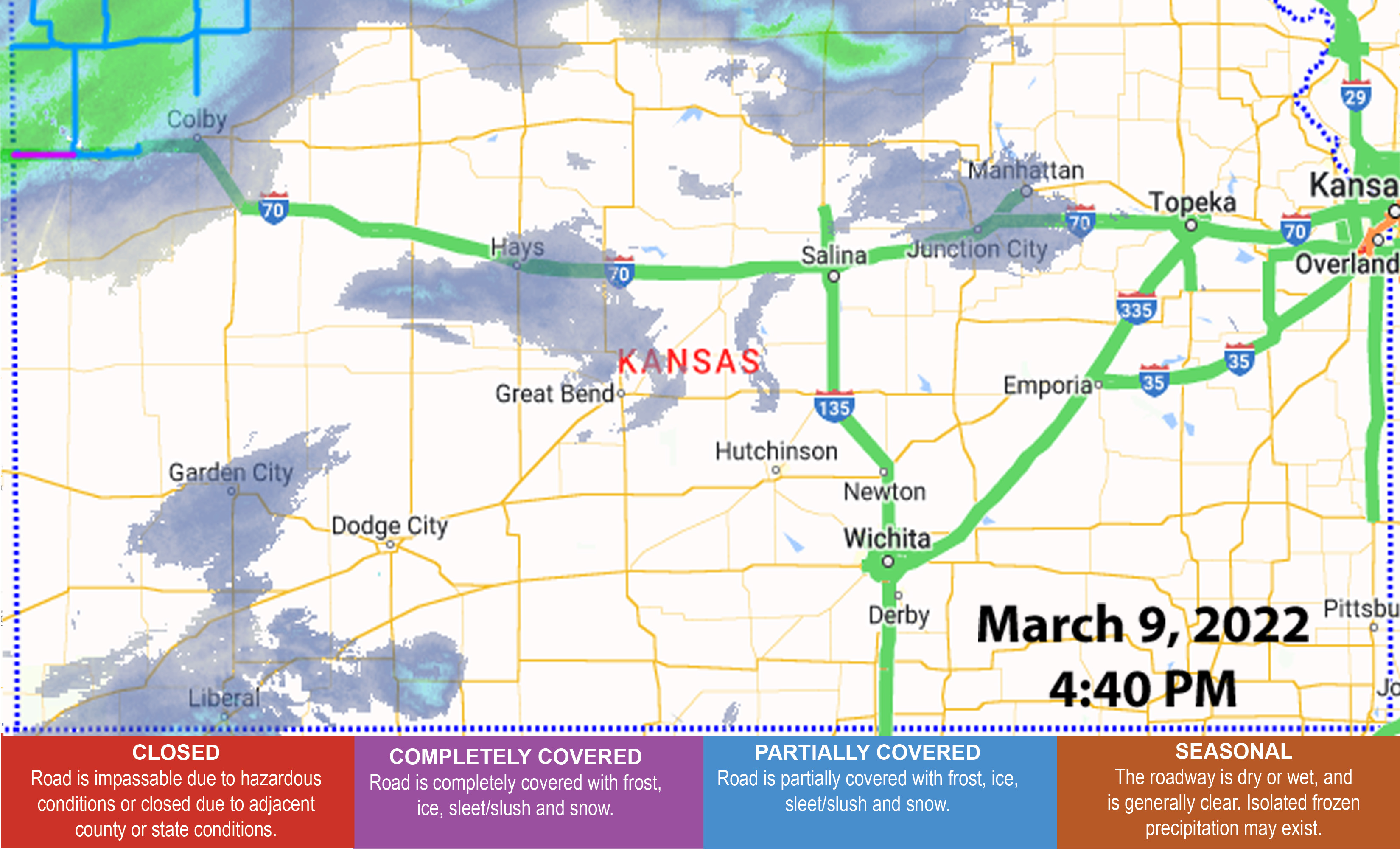 Kdot Road Conditions Map Kansas Department Of Transportation (@Kdothq) / Twitter