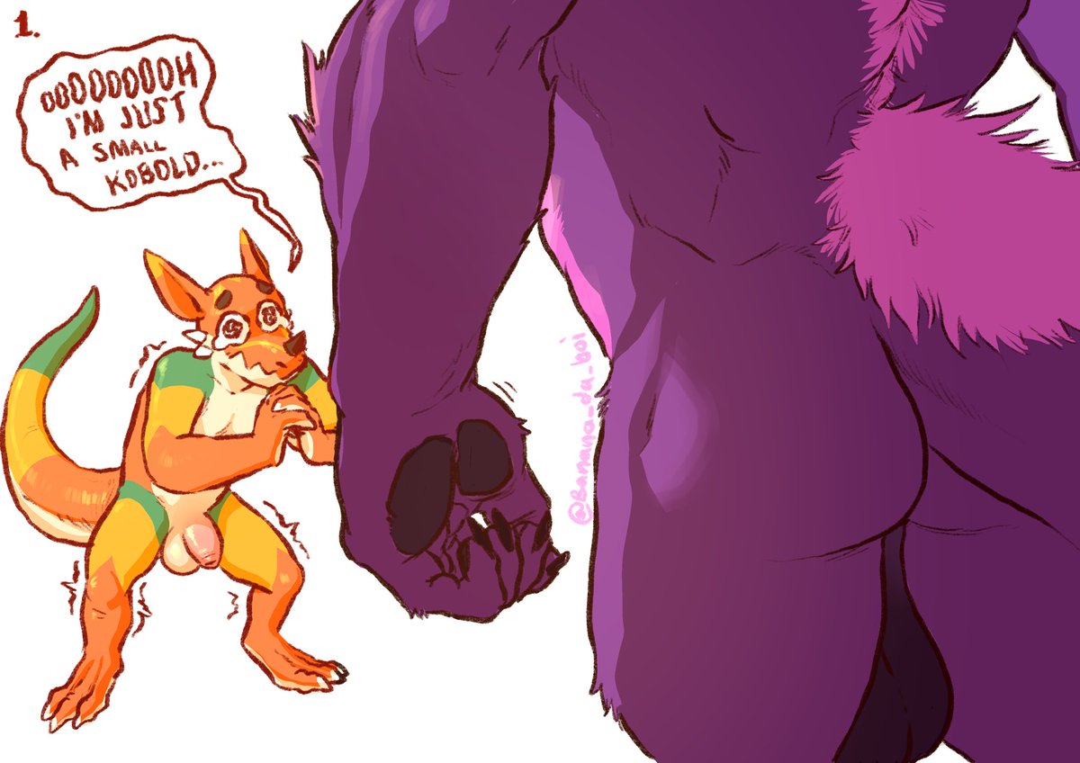 Banana_da_boi's tweet photo. Commission for @ABigGayWolf and @AuronArdere 
He is just a smol level 1 kobold! https://t.co/YoilEm4ouG