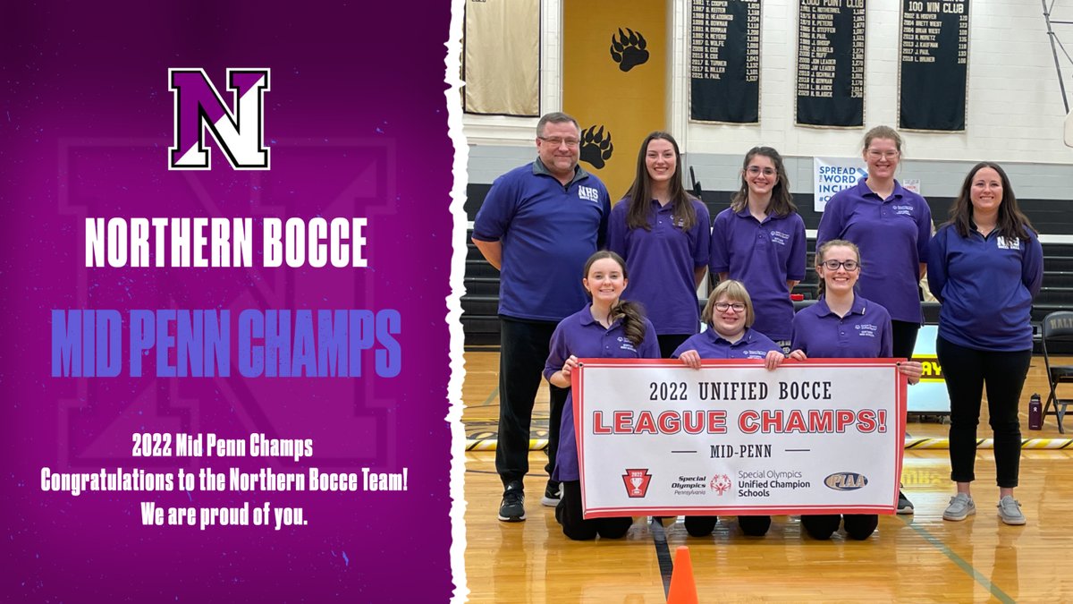NHSpbears's tweet photo. Congrats to the Northern Bocce team for capturing the Mid Penn Championship. The Bocce team is now headed to States! 

We are proud of you! https://t.co/VIFmQ4chkW