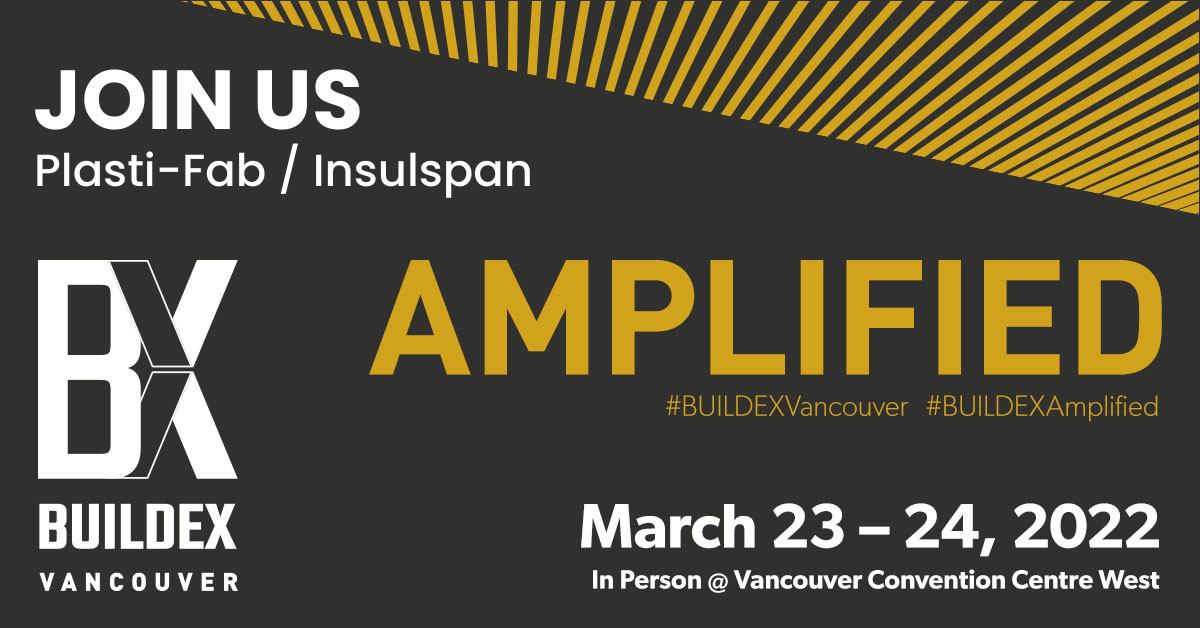InsulspanSIPS's tweet photo. Want to learn about the advantages of building with Insulspan SIPs? Join us at the BUILDEX Vancouver from March 23-24, 2022, Vancouver Convention Centre, West Building, booth 711. Register for your free Expo pass today! https://t.co/k2RCIpIoeA https://t.co/bvNxXbKrQ3