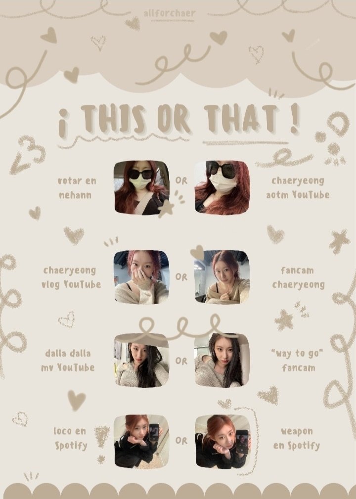 scywoni's tweet photo. ⠀⠀⠀★ 𓏲࣪ . this or
   ⠀⠀ ⠀╰   that﹗𓂃⁣⁣⁣⁣⁣
⁣⁣⁣⁣⁣
⠀⠀⠀by: @allforchaer 
 
있지 채령 #채령 #CHAERYEONG #있지 ⁣⁣⁣ https://t.co/ZAA1vRn8kG