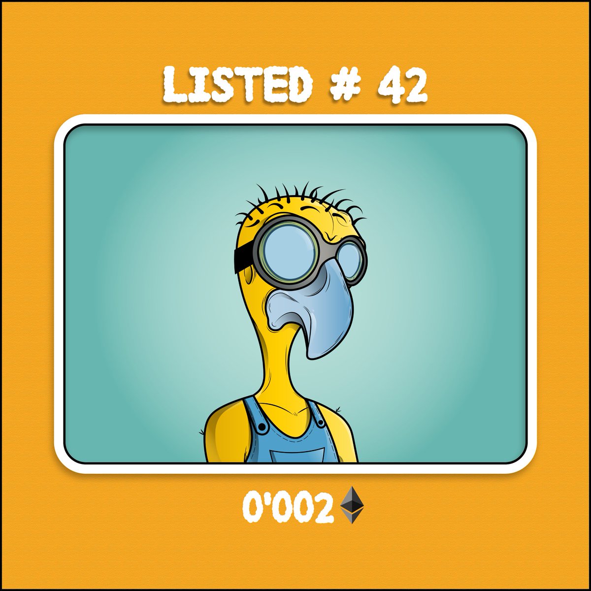 PsychoDuckClub's tweet photo. #47 'CEL'
Listed on @opensea 🦆
0.002 ETH🪙 
#NFTCollection #NFT #NFTCommmunity #NFTartist #nftcollector #NFTdrop #NFTProject https://t.co/STYiCEmtAM https://t.co/QK325JQJJf https://t.co/dSjYDqeanM https://t.co/b31GtXIKu5 https://t.co/W5Q8BzAx37