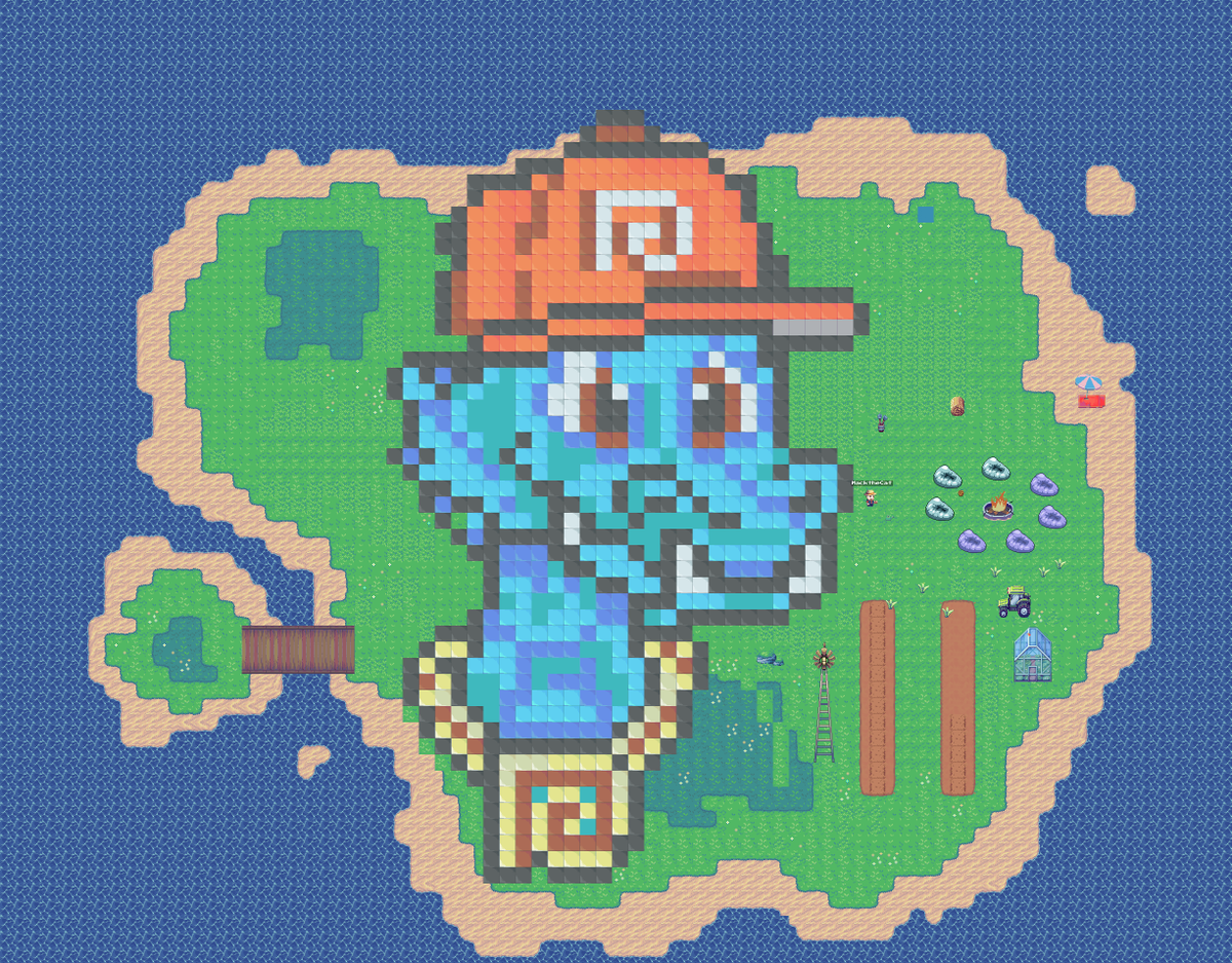 BWierzycki's tweet photo. I decided to bring my 2 favorite projects together in one project! Thanks to @pixels_online (P2E) I can customize my farm however I want and grow my crops with my friends over at @DizzyDragonsNFT https://t.co/nyBoAO5E6O