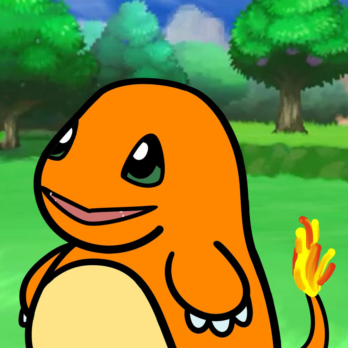 Just had to make a crossover between the two things I love for #CrayzillasArt1: <a href="/crayzillas/">Crayzillas 🖍</a> and #pokemon. Should I do its evolutions? 🤔🔥