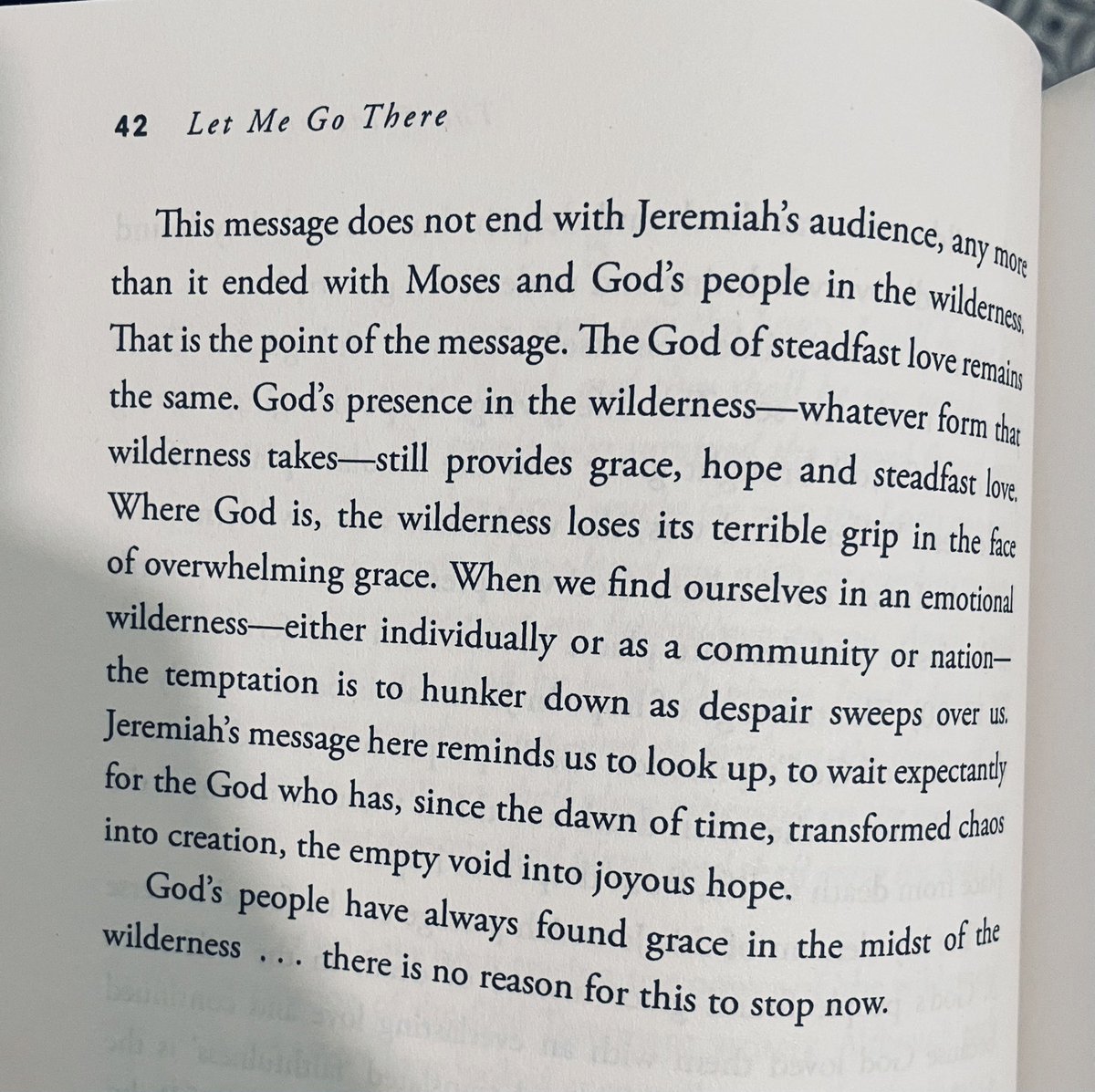 naomi_clifton's tweet photo. “God’s presence in the wilderness - whatever form that wilderness takes - still provides grace, hope and steadfast love … God’s people have always found grace in the midst of the wilderness … there is no reason for this to stop now” 

Yes! Wise words from @paulargooder https://t.co/k6iCmeq8dm