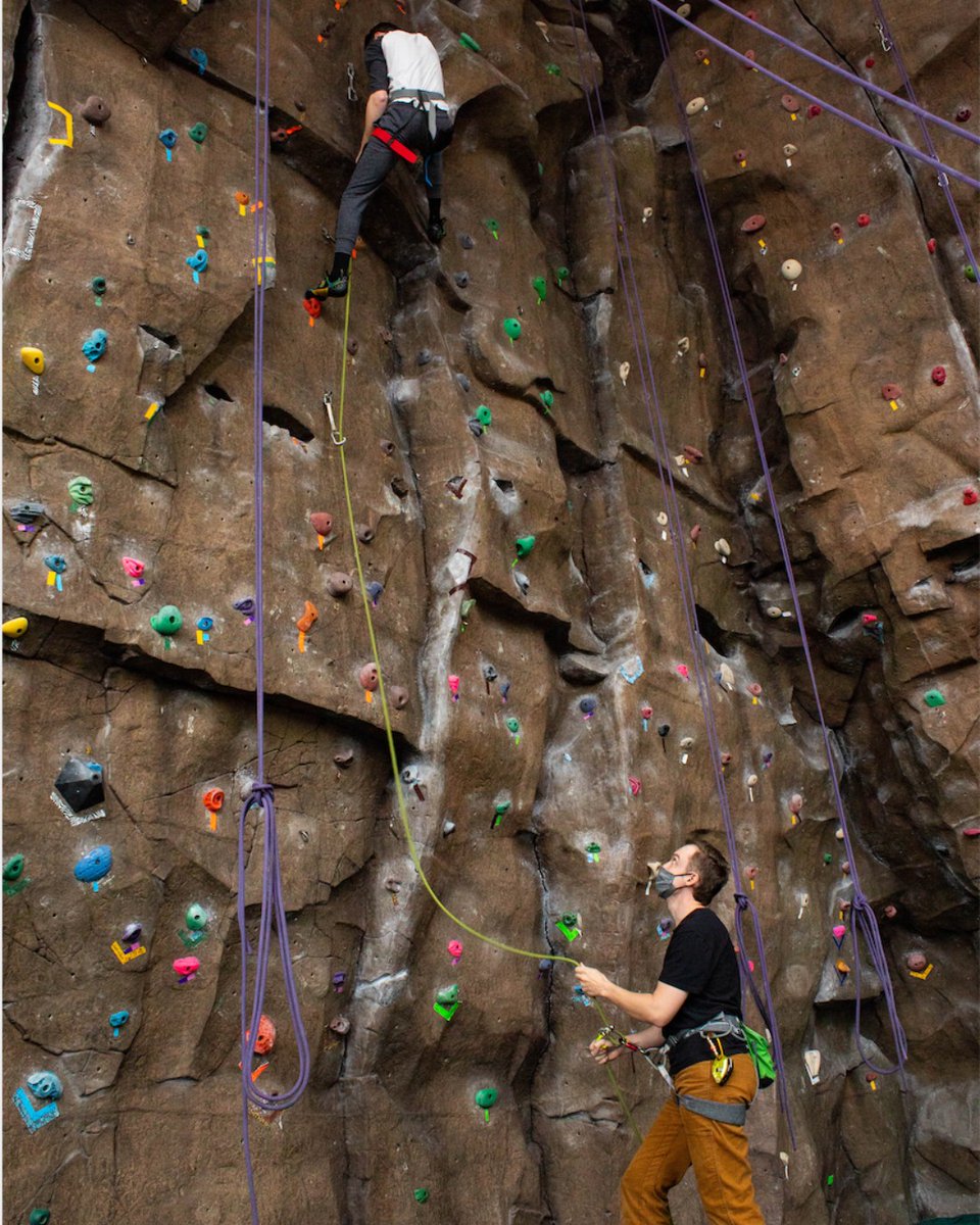 Happy #WallWednesday! TOMORROW, the Rec is hosting another Lead Climbing Clinic! In these instructional clinics our skilled staff will assist climbers in developing the fundamentals of lead climbing. Register on the Rec's website here: ow.ly/L3ca50IfcvK