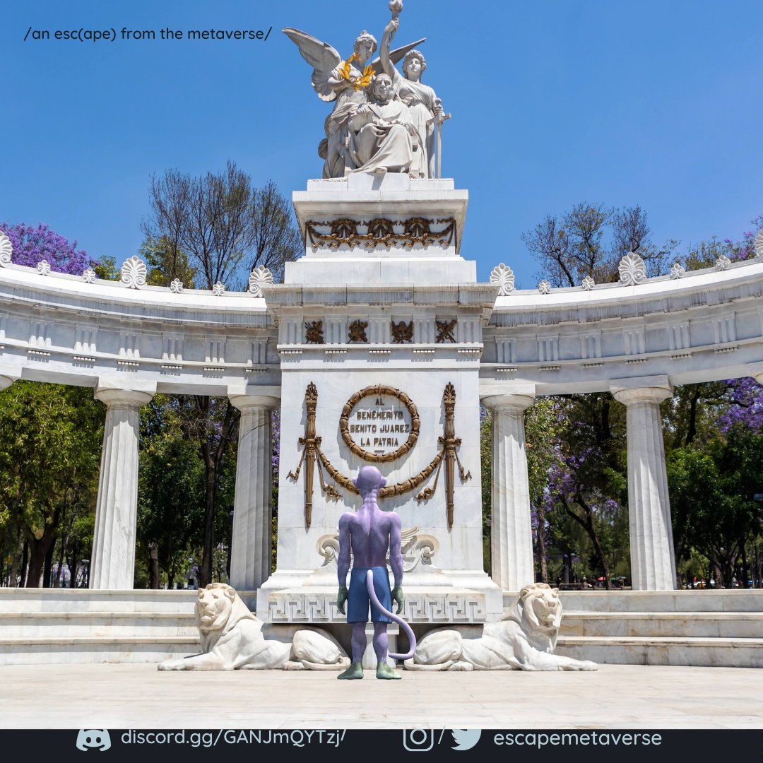escapemetaverse's tweet photo. "Berni is the center of the project. 

He is the first immigrant from a digital world to the planet Earth, and he has no regrets! 

Become part of the metaverse now! 
✈️🐒 

https://t.co/h50EkFG6Df

#metaverse #anescapeclub #anescape #NFTspace #digiatlworld #NFTcollectors https://t.co/p76NwENWvu