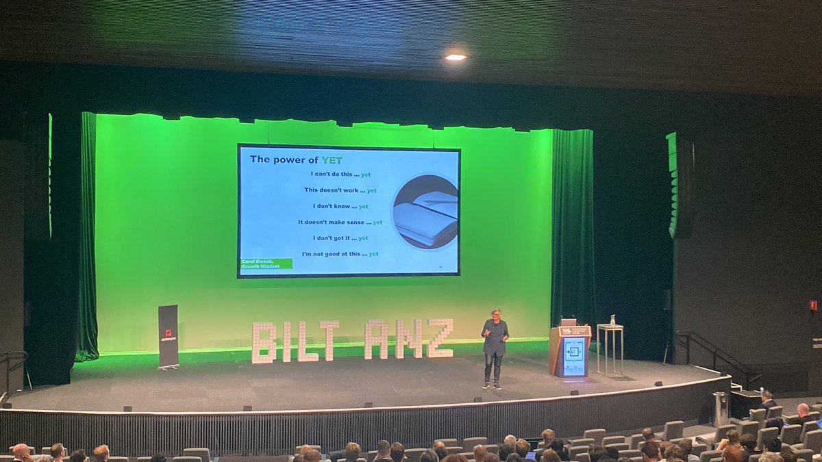 The power of “yet” #BILTANZ. The word yet supports change.