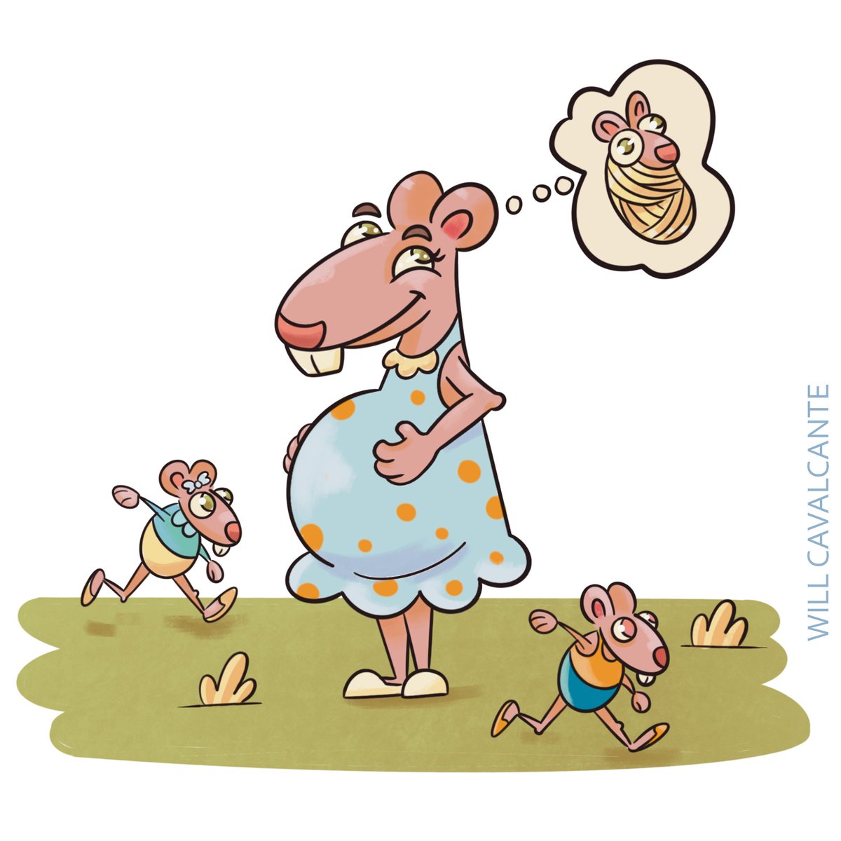 willilogia's tweet photo. Artes para a "Revista Todos #42" da #editoramol 
Olha essa preá barrigudinha. https://t.co/Y3AhDnGPZ2