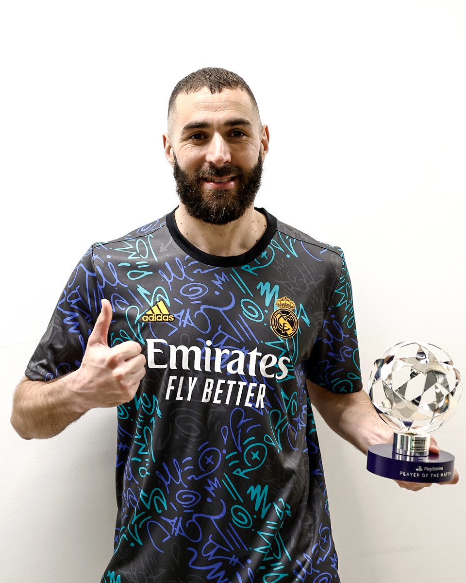 realmadrid's tweet photo. 🌟 MVP 🌟
@Benzema | #UCL https://t.co/IffIMUh9SI
