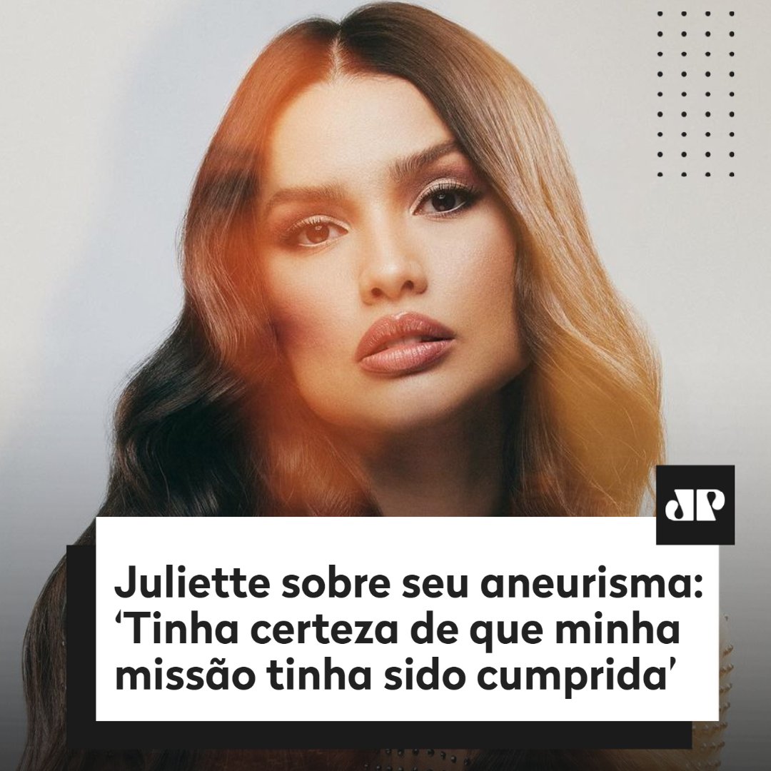 NOTICIAS226's tweet photo. Juliette falou pela primeira vez sobre o aneurisma diagnosticado em seu cérebro no ano passado, durante o lançamento de seu primeiro EP. https://t.co/PIy0Xgkq3j https://t.co/YeOuM4rA2d