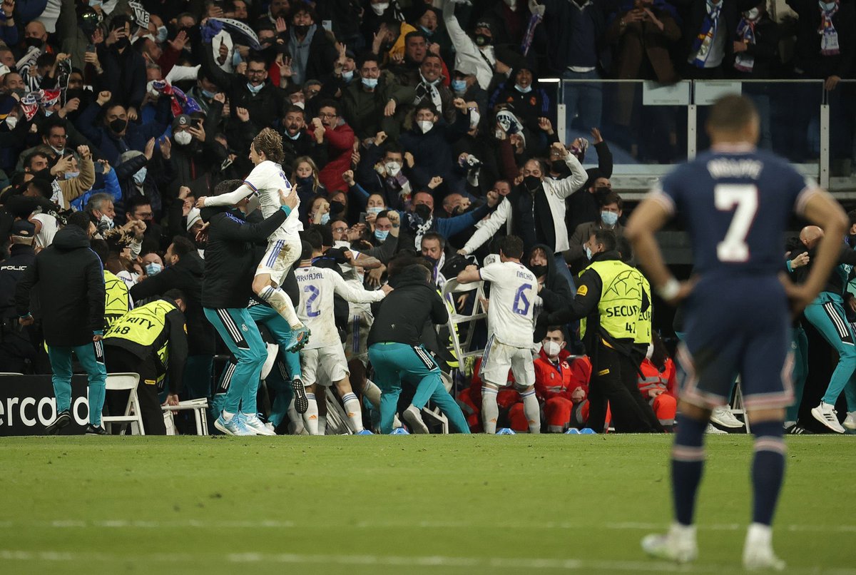 EditionMerengue's tweet photo. "Aujourd'hui, Mbappé s'est rendu compte qu'il avait choisi le bon club." @jpedrerol https://t.co/RrC5MALAHK