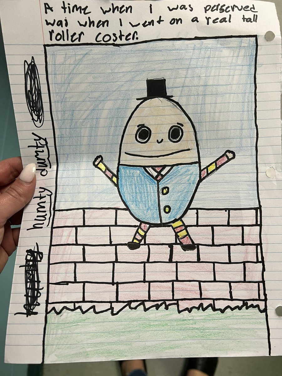marisaelam1's tweet photo. This week is all about #perseverance! We read After The Fall, talked about overcoming obstacles, and drew Humpty Dumpty. #sel #guidancelesson #AfterTheFall #counselor #counseling #teachthewholechild https://t.co/d6zV6iijyV