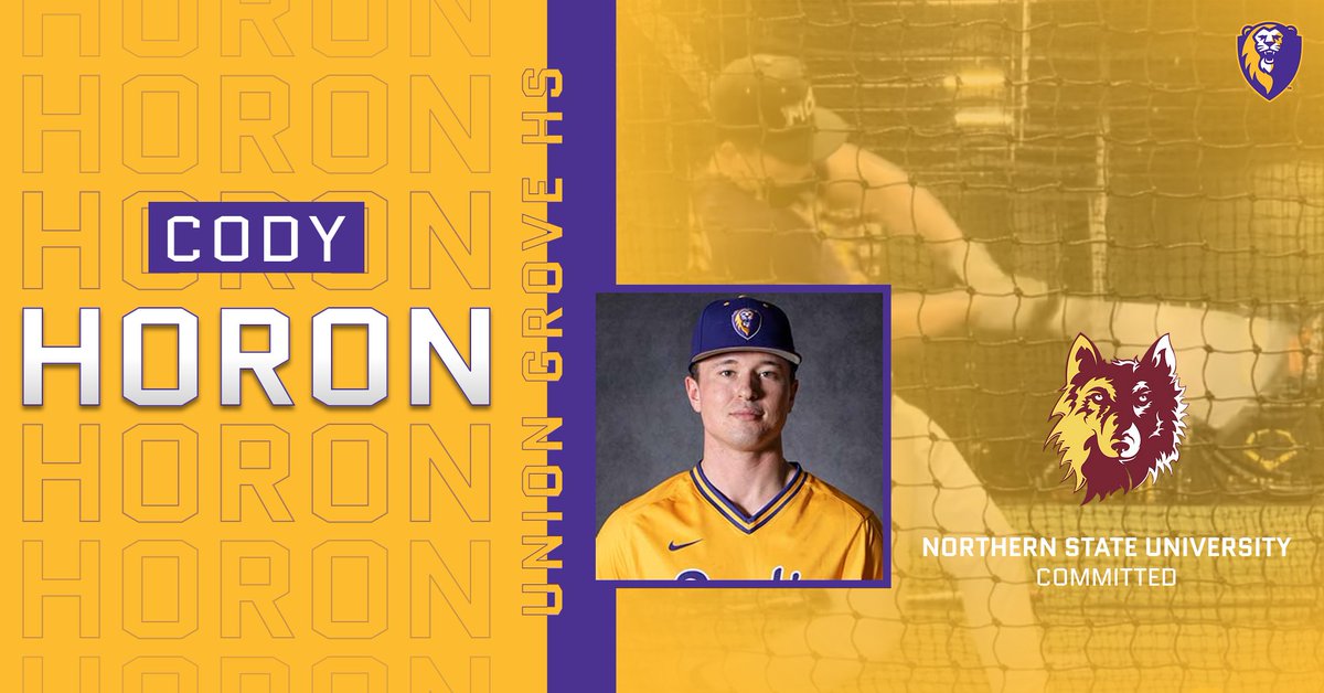 McCoBaseball's tweet photo. Congratulations to Scots INF Cody Horon (Union Grove, WI) on his commitment to further his education and play baseball next fall to Northern State University!  @PBR_JUCO @PBRWisconsin @_TheJBB @NWHPreps https://t.co/Hkdw5WQ5B1