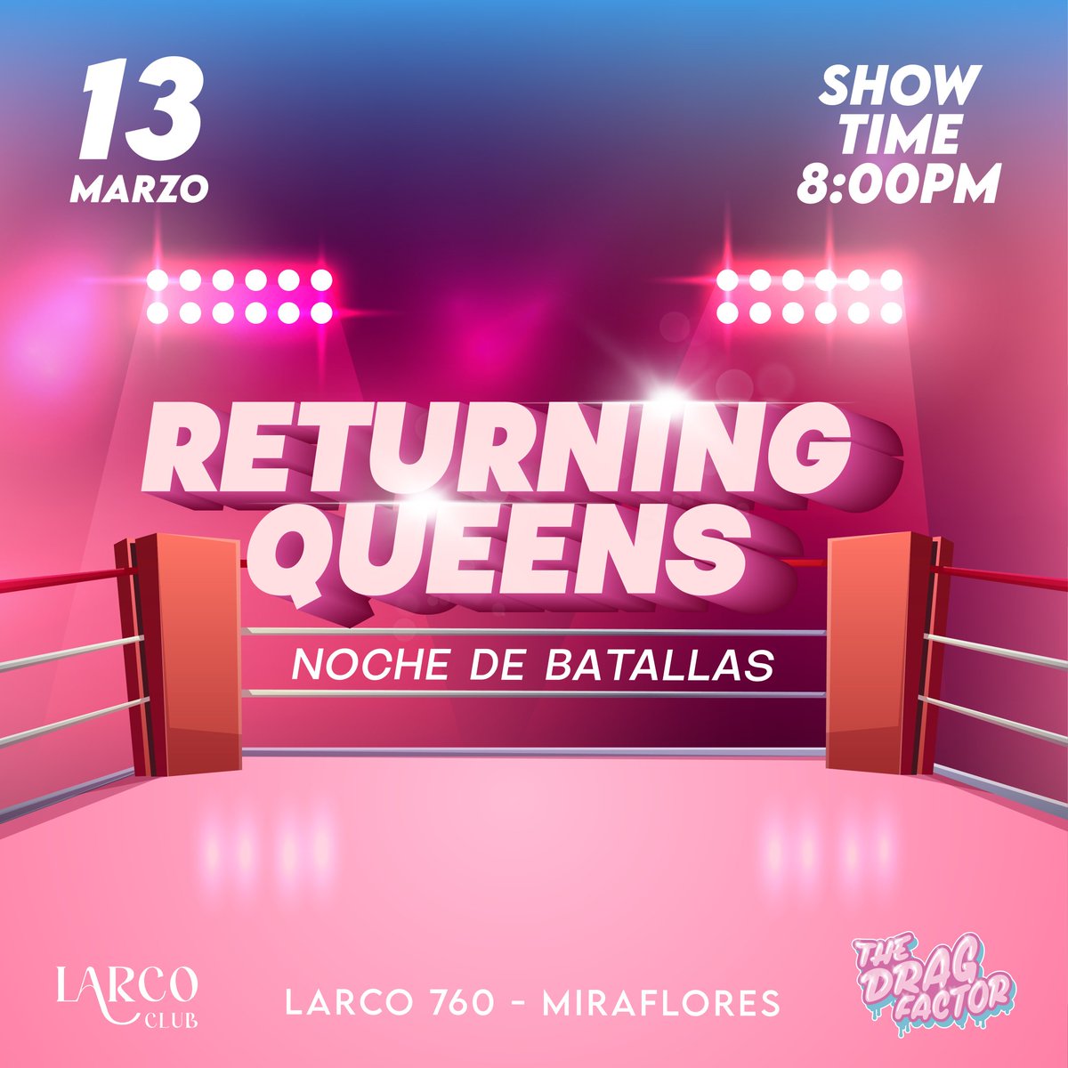 TheDragFactorpe's tweet photo. Regresan y mas fuertes que nunca
Returning Queens
Este domingo venta de entradas en https://t.co/NIMhrCupQ7 
https://t.co/aqfphkkOlD https://t.co/PHOnUrUNio